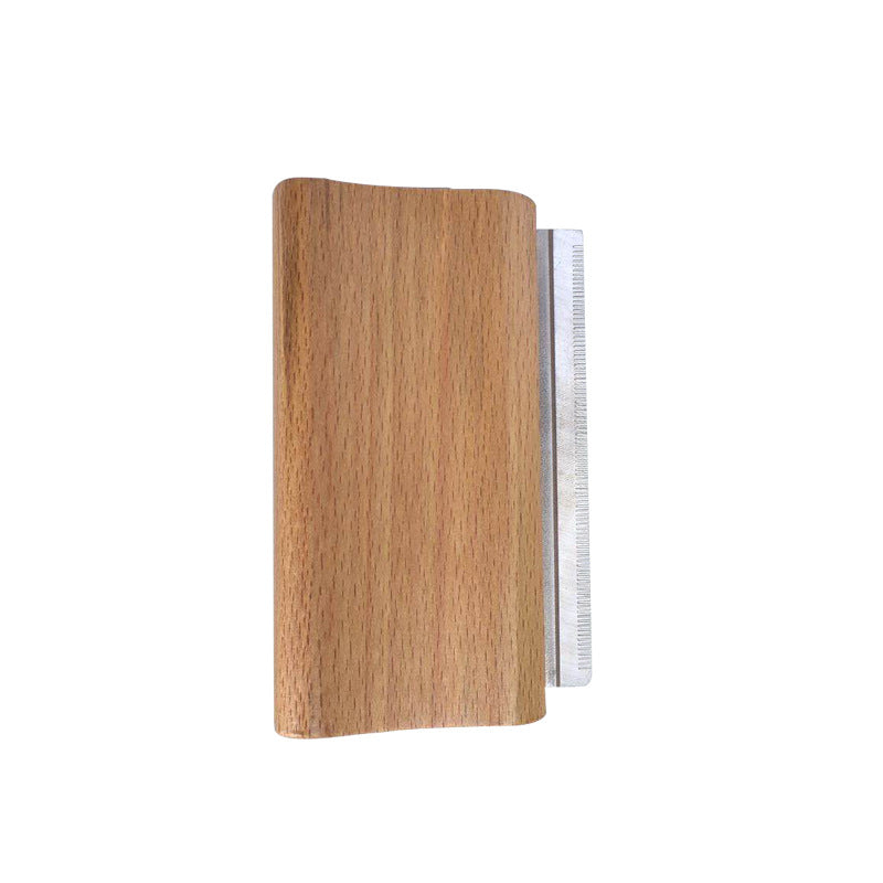 pet hair remover for horses with sturdy beech wood handle for effective grooming.